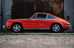 classic red car